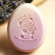 Милый Панда мама ребенок любовь мыло штамп ясное животное мыло ручной работы штампы с ручкой акриловые печенья штамп на заказ