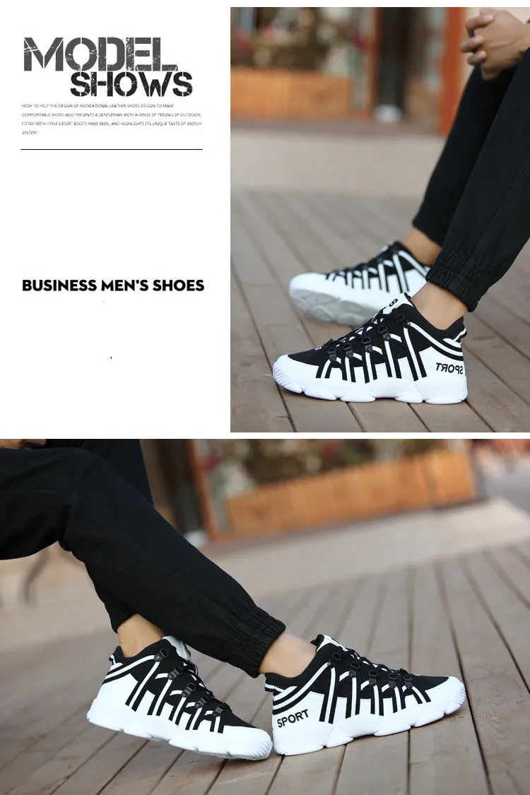 Autumn Winter Men Shoes Casual Trendy Thick Bottom Sneakers Strapped Non-slip Luxury Breathable Leather Sports Shoes 2021 New
