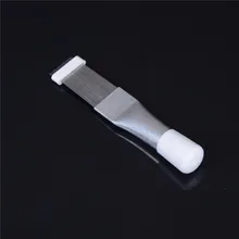 Один кусок гребень конденсатора из нержавеющей стали Кондиционер щетка кондиционер плавник выпрямитель плавник 144*24,5 мм