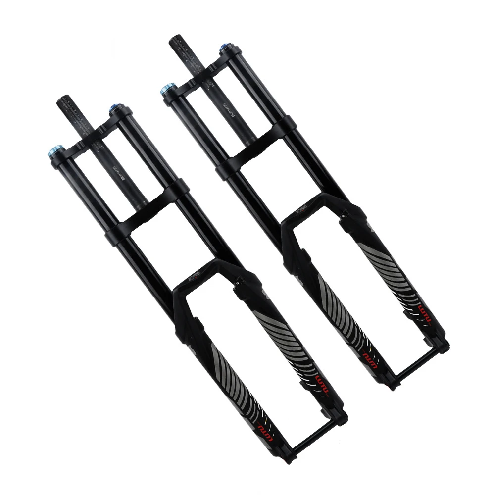Lutu 27 5 29 Inches Damping Mtb Bike Fork 28 6mm Suspension Double Shoulder Barrel Shaft Oil Gas Forks Bicycle Parts Bicycle Fork Aliexpress