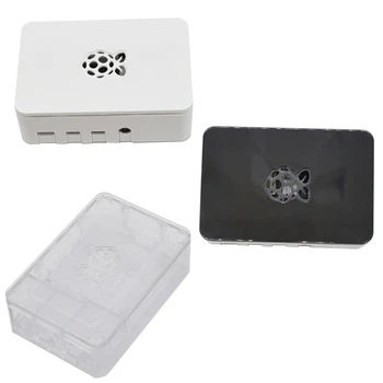 

for Raspberry Pi ABS Case Enclosure Box V4 with Heat Sink for Raspberry Pi 4B