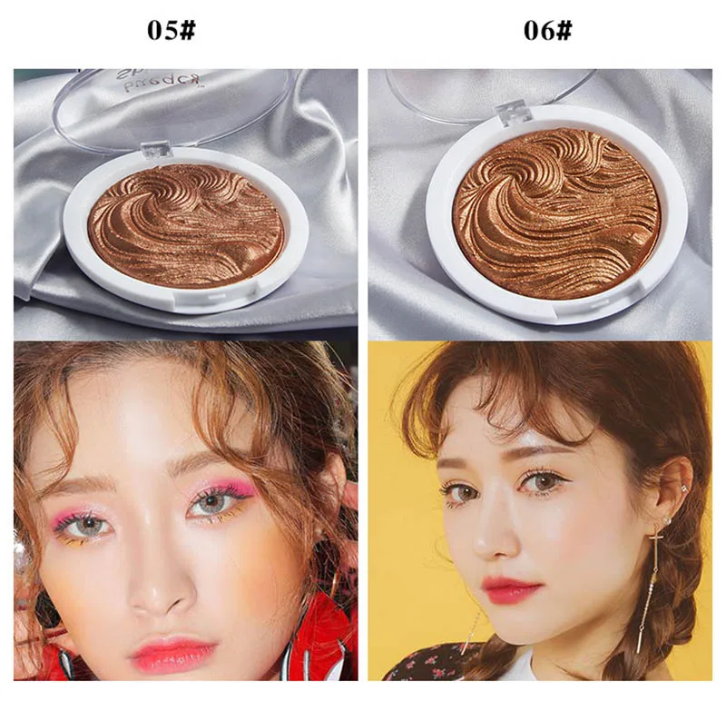 Cellacity 12 colors face highlighter bronzer Palette Makeup Glow Face Women Contour Shimmer Powder iluminador maquillaje Powder