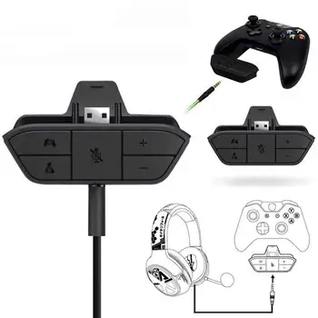 

Free ship Black Stereo Headset Adapter Headphone Converter For Microsoft Xbox One Wireless Game Controller Headset Adapter r25