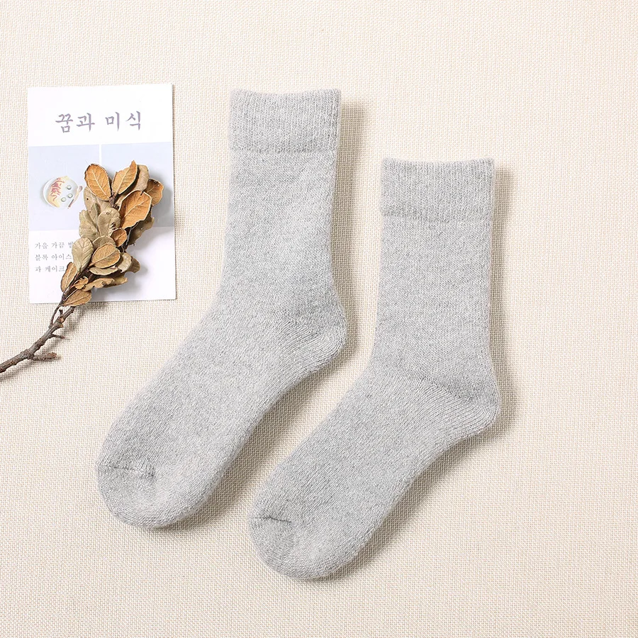 10pairs/set Wholesales 35% Wool Socks Thickening Warm Socks for Female Middle Tube Women's Socks Winter Sock for Women - Цвет: 2