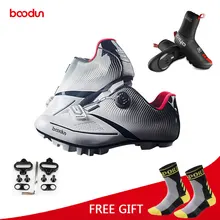 BOODUN, дышащий материал Pro велосипедная обувь MTB велосипед самоблокирующаяся обувь сверхлегкие спортивные гоночные кроссовки Sapatos de ciclismo