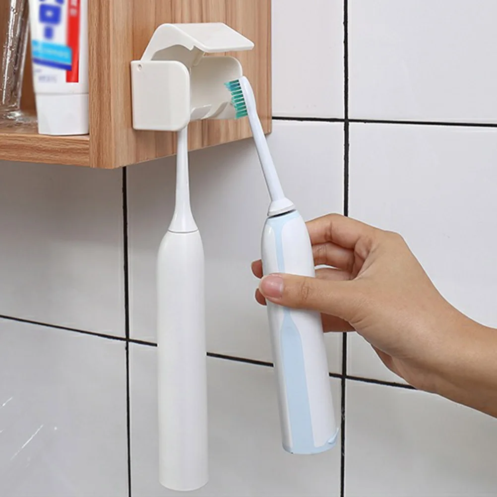 2pcs Electric Toothbrush Holder Wall Mount 2head Antidust Toothbrush