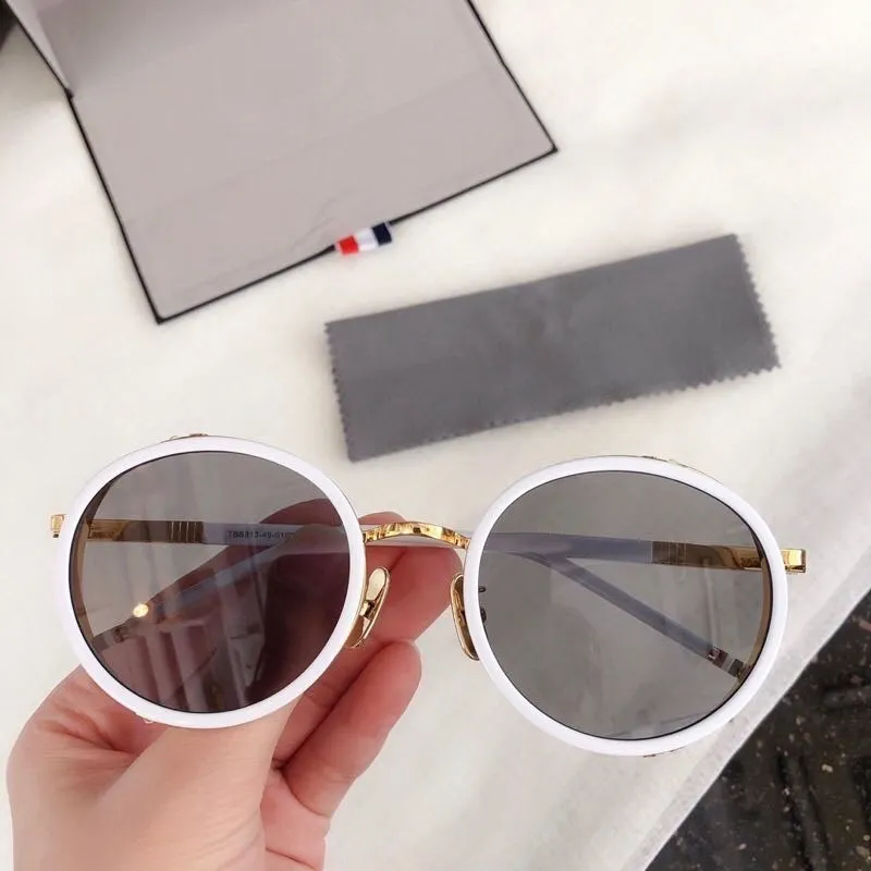 NEW HOT Japan South Korean tide Women Men Fashion TBS813 Sunglasses Brand Design Sunglass Eyewear Oculos De Sol Feminino - Цвет линз: TBS 4