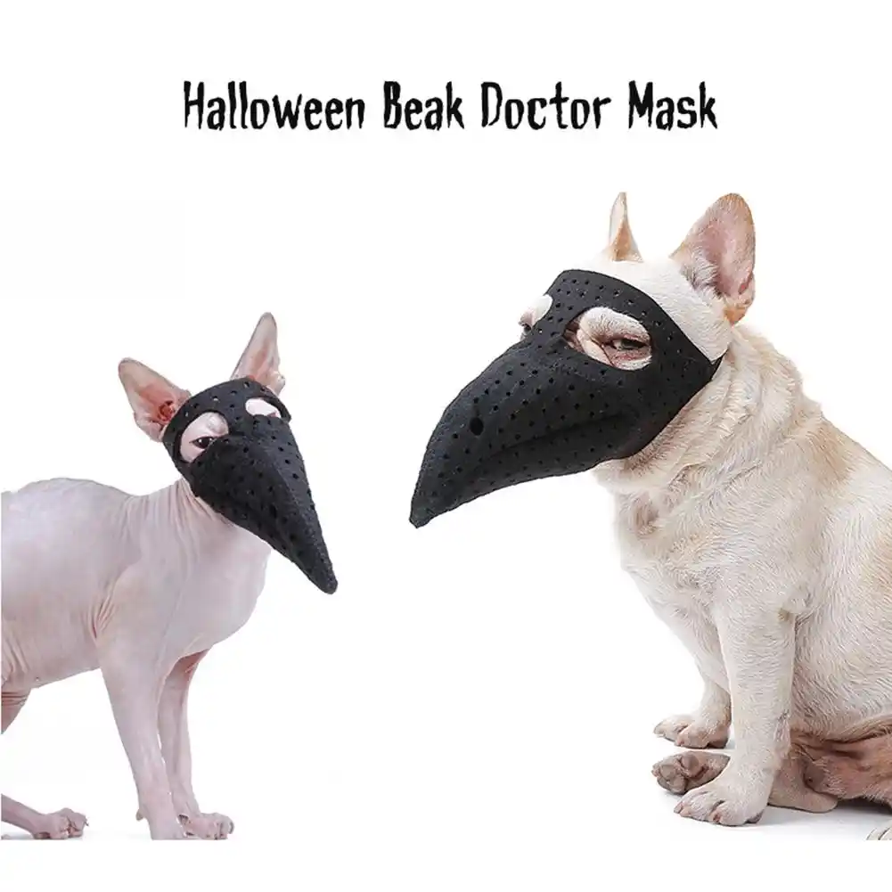 halloween hund kostume hund arzt mund abdeckung lange nase vogel schnabel cosplay halloween kostum requisiten fur hunde katzen pet zubehor dog accessories aliexpress