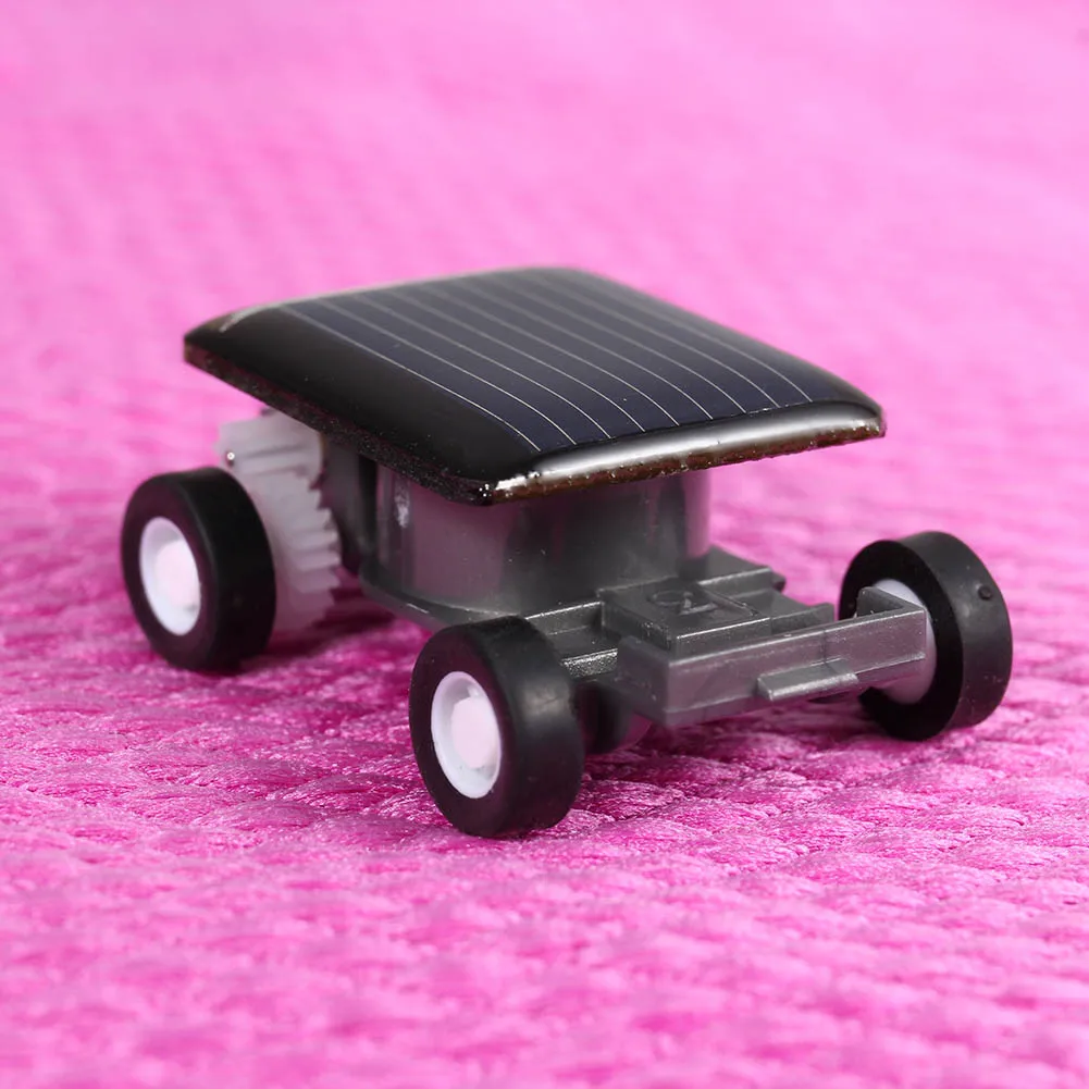 

Children Toy Mini Car Solar Power Energy Funny Racing Racer Educational Gadget Kigs Gift FO Sale