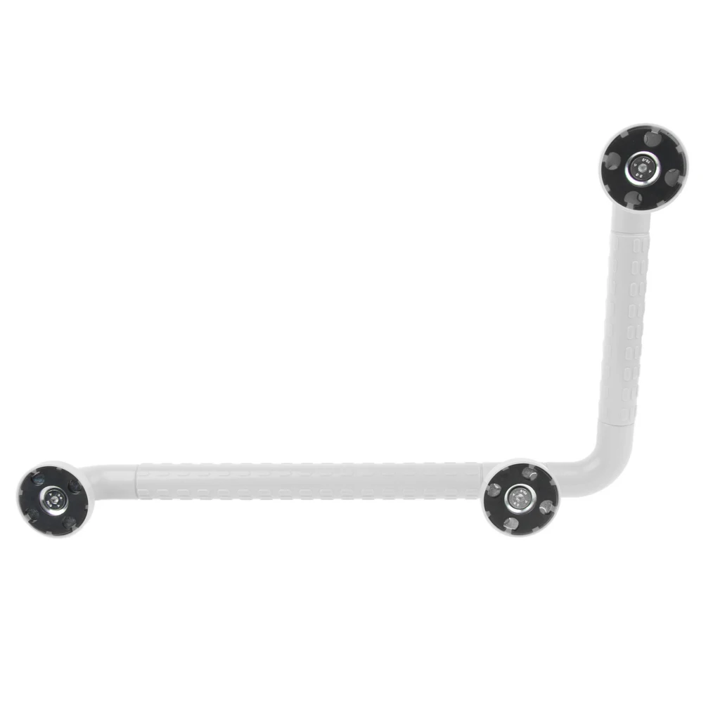 L Shaped Stainless Steel Wall Mounted Bathroom Shower Toilet Bath Tub Grab Bar Safety Handrail Helping Tool Skid Resistance