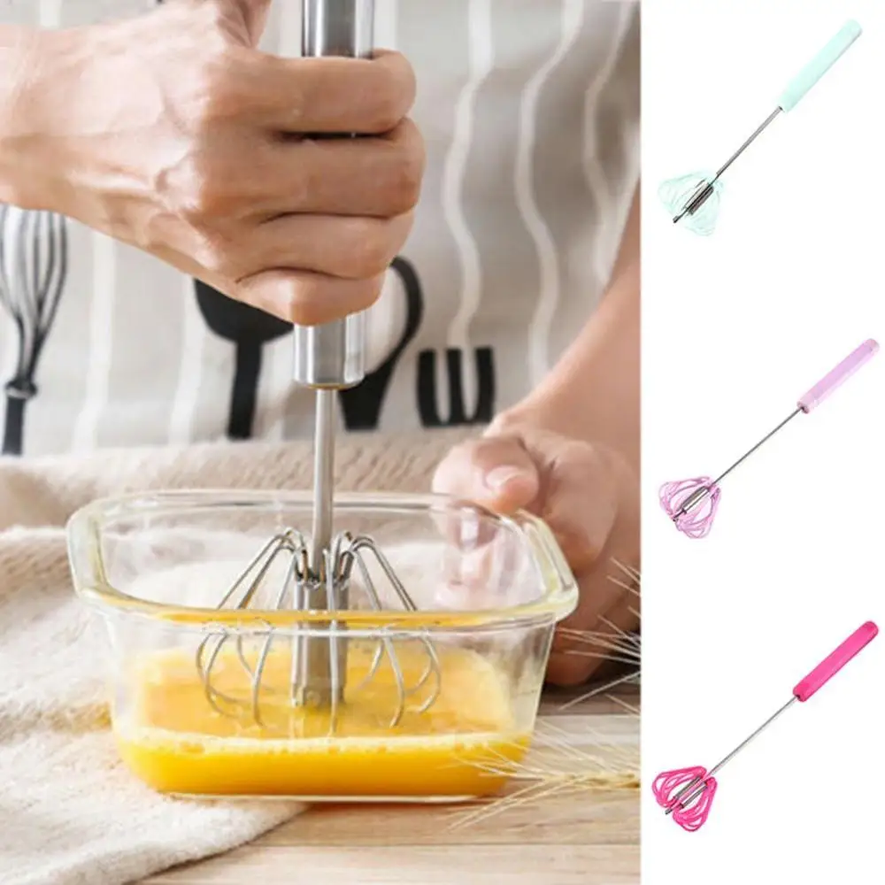 

Multifunctional Stainless Steel Semi-Automatic Whisk Mixer Balloon Egg Milk Beater Kitchen Cooking Tool
