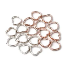 

100Pcs Two Hole CCB Love Heart Frame Beads Spacer Connectors Diy Necklace Bracelet Earrings Pendants Jewelry Making Accessories