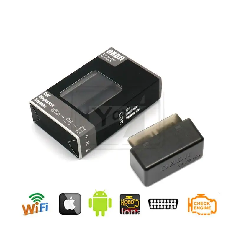 Wifi Obd2 Autó Diagnosztikai Eszköz Mini Elm327 V1.5 (25K80) Android/Symbian/Windows/Ios Obdii Protokollhoz