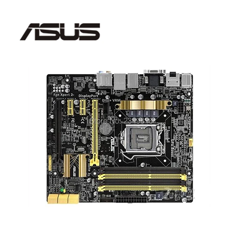 Socket LGA1150 PCI-E3.0 USB3.0 SATA3 для ASUS H87M-PRO оригинальный б/у настольный компьютер Intel H87
