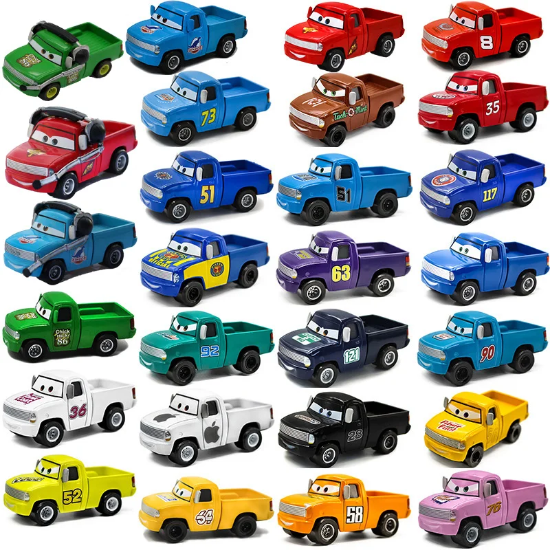 1:64 Disney Pixar тачки грузовик металлическая литая модель молния Маккуин гоночная