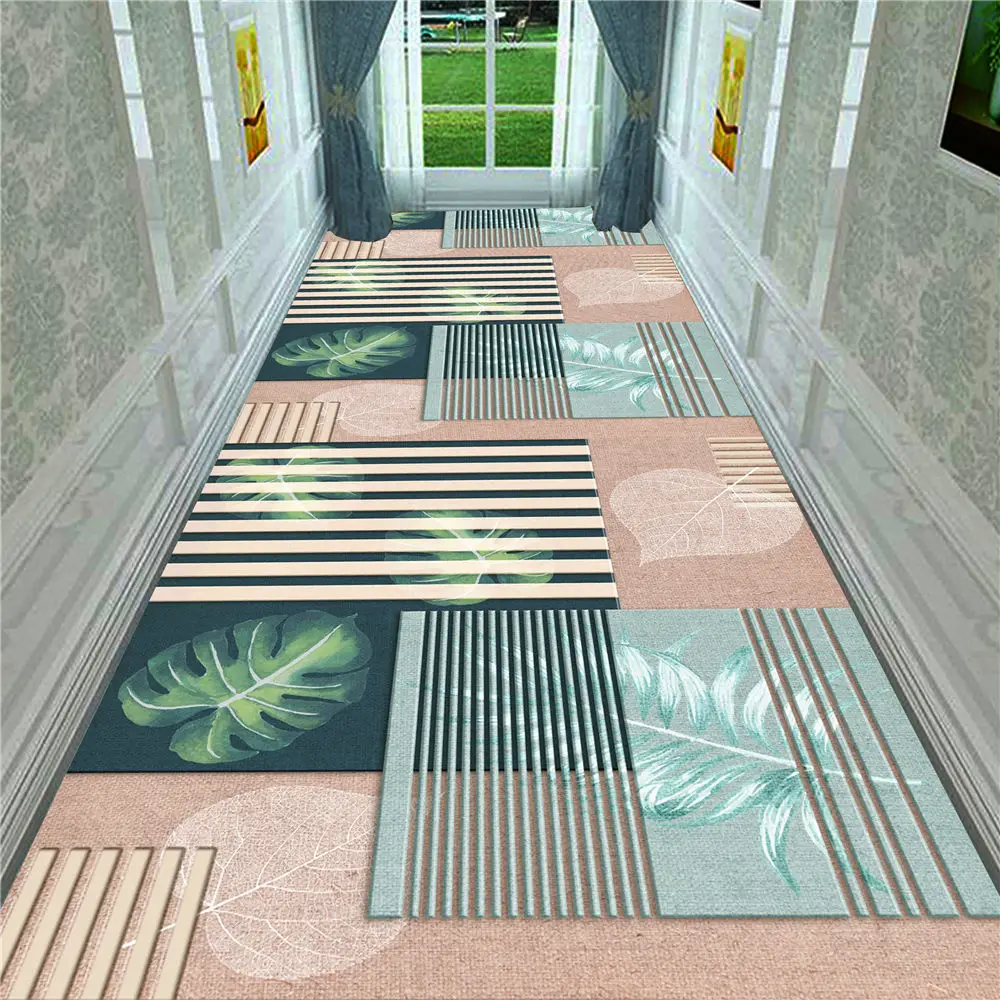 Современные модные 3D ковры для гостиной, прикроватный коврик для двери, пасторальный ковер с цветами, золотыми рыбками, растениями, домашний ковер для коридора - Цвет: No-08