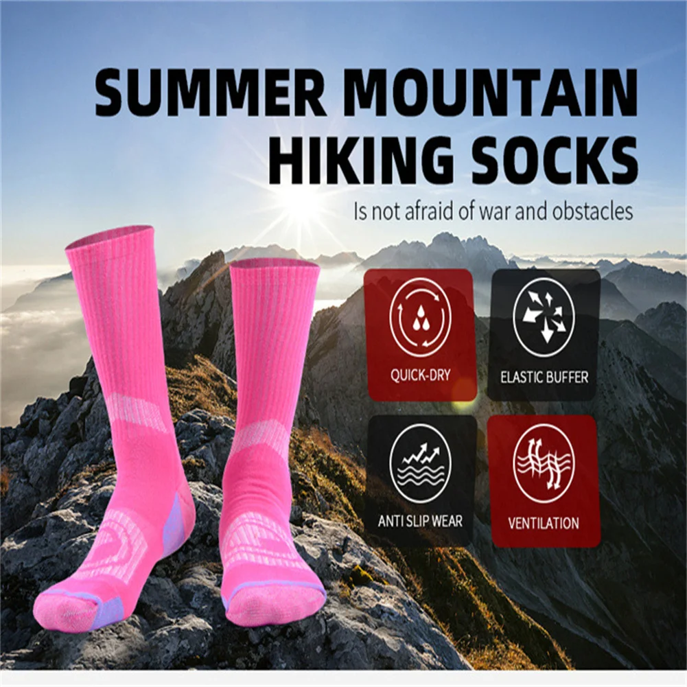 Professional Men Outdoor Running Women Socks Cycling Riding Bicycle Bike Football Socks Breathable Middle Tube Sport Sock NEW