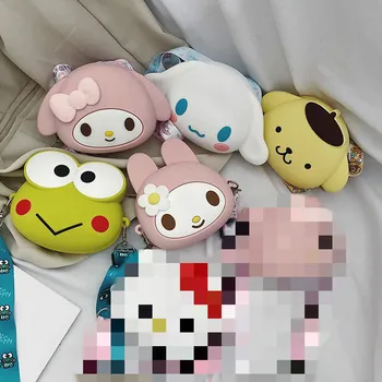 

New Mini Handbags Women Fashion Ins Ultra Fire Cartoon Wide Shoulder Strap Messenger Bags Cute Purse Simple Style Crossbody Bags