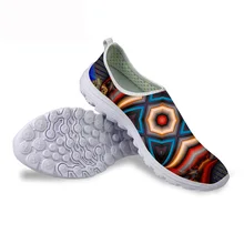 HYCOOL/Летняя женская обувь на плоской подошве с симметричным узором; женские дышащие кроссовки для отдыха; легкая пляжная обувь для женщин; Лидер продаж