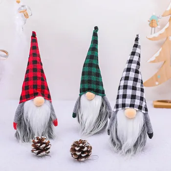 

2pcs/lot Christmas party faceless doll decoration for new year decorations 2021christmas tree doll ornament decoration supplies
