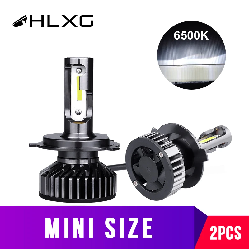 Мини H7 led h4 мотоцикл фары автомобиля комплект лампы с преобразователем nebbia HB3 HB4 H8 H11 Противотуманные фары 12 В люсис привело para Авто 6500K 4300K