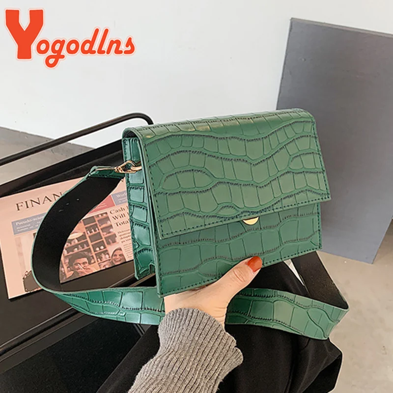 2021 Wide Straps Female PU Leather White Bucket Handbag Famous Brand Designer Lady's Shoulder Crossbody Bags Women's Handbags