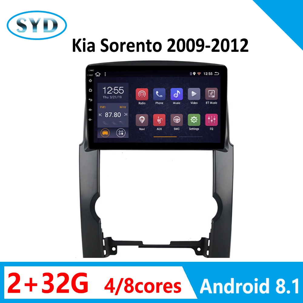 Автомобильный мультимедийный центр RAM 2G для Kia Sorento 2009-2012 видео Авторадио стерео GPS