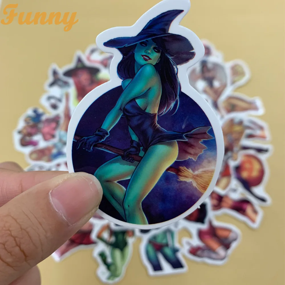 50Pcs/Set Sexy Graffiti Retro Boob Ghost Devil Girl Sticker for DIY Sticker on Suitcase Luggage Box Laptop Bicycle Skateboard