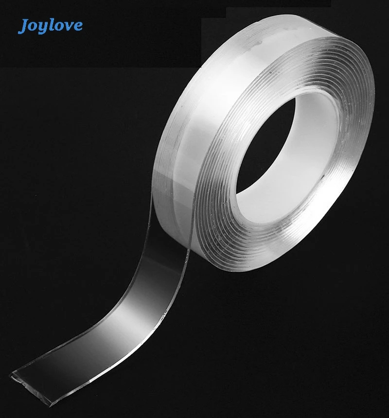 1m Reusable Double-Sided Adhesive Multipurpose Nano-Adhesive Tape No Trace Washe