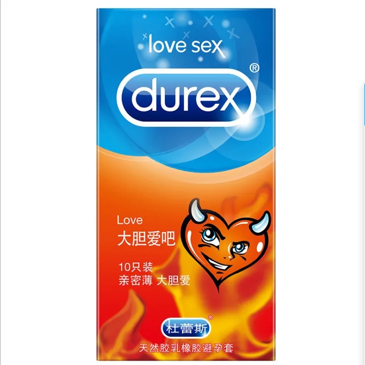Durex Презерватив любовь сексуальный презерватив 10-12 шт ультра тонкий пенис презерватив натуральный латексный резиновый презерватив личные товары секс-средства для мужчин C002