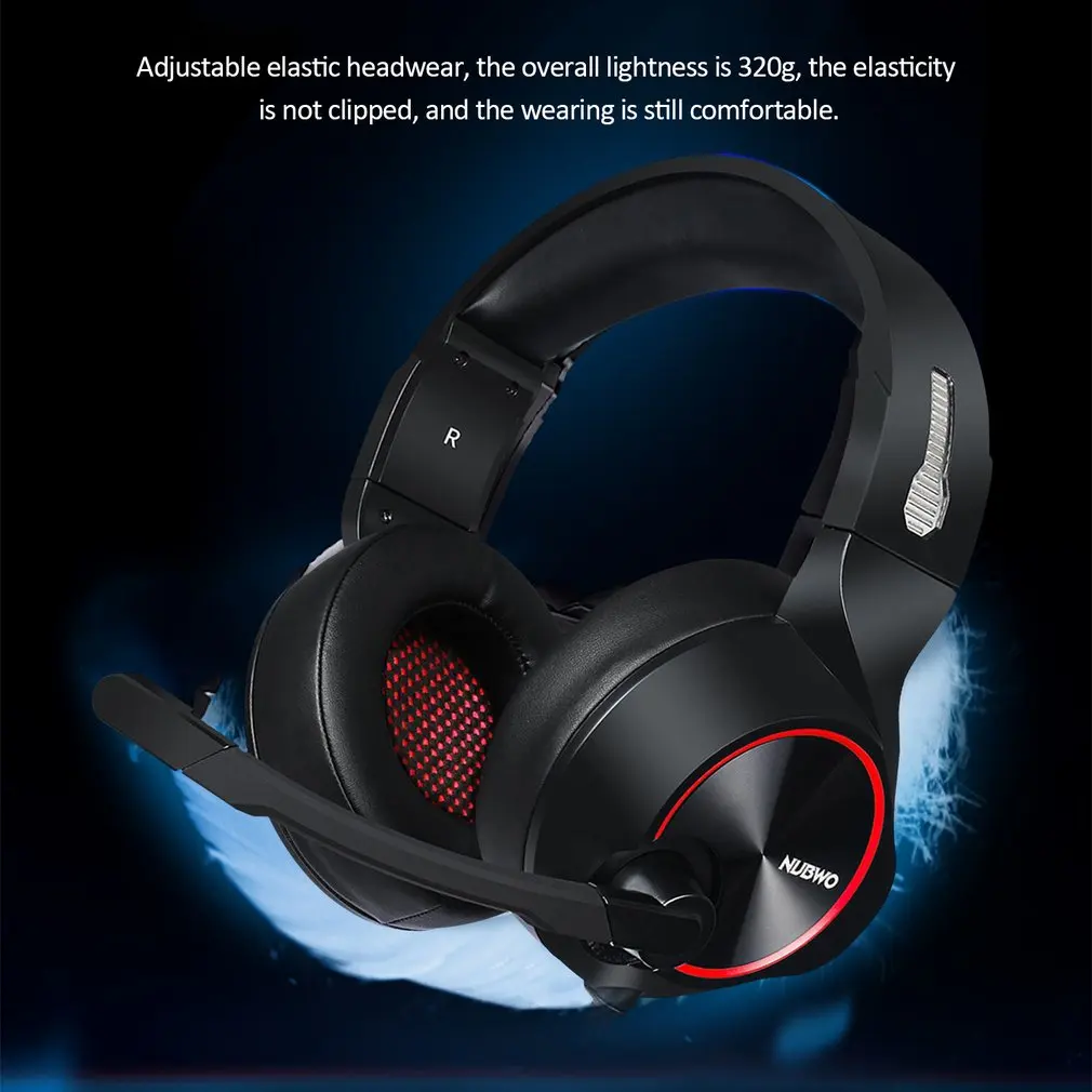N11D USB светящаяся/3,5 несветящаяся игровая гарнитура Casque Проводная PS4/Xbox One головные уборы с микрофоном для компьютера