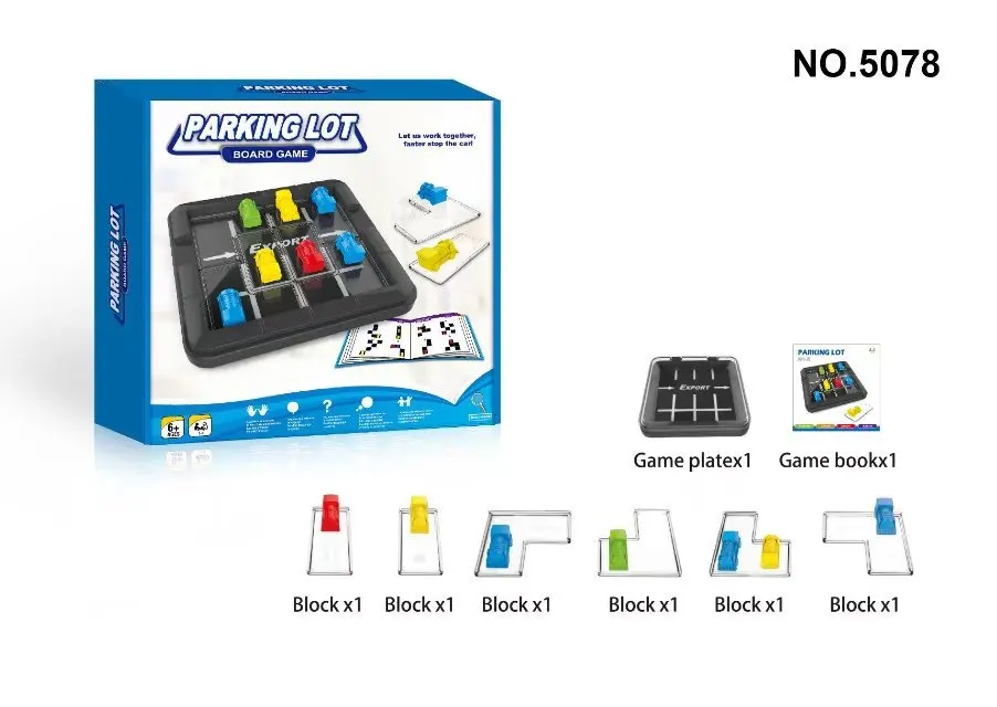  Puzzle table game parking lot breaks through 60 levels from easy to difficult to bring answers to i