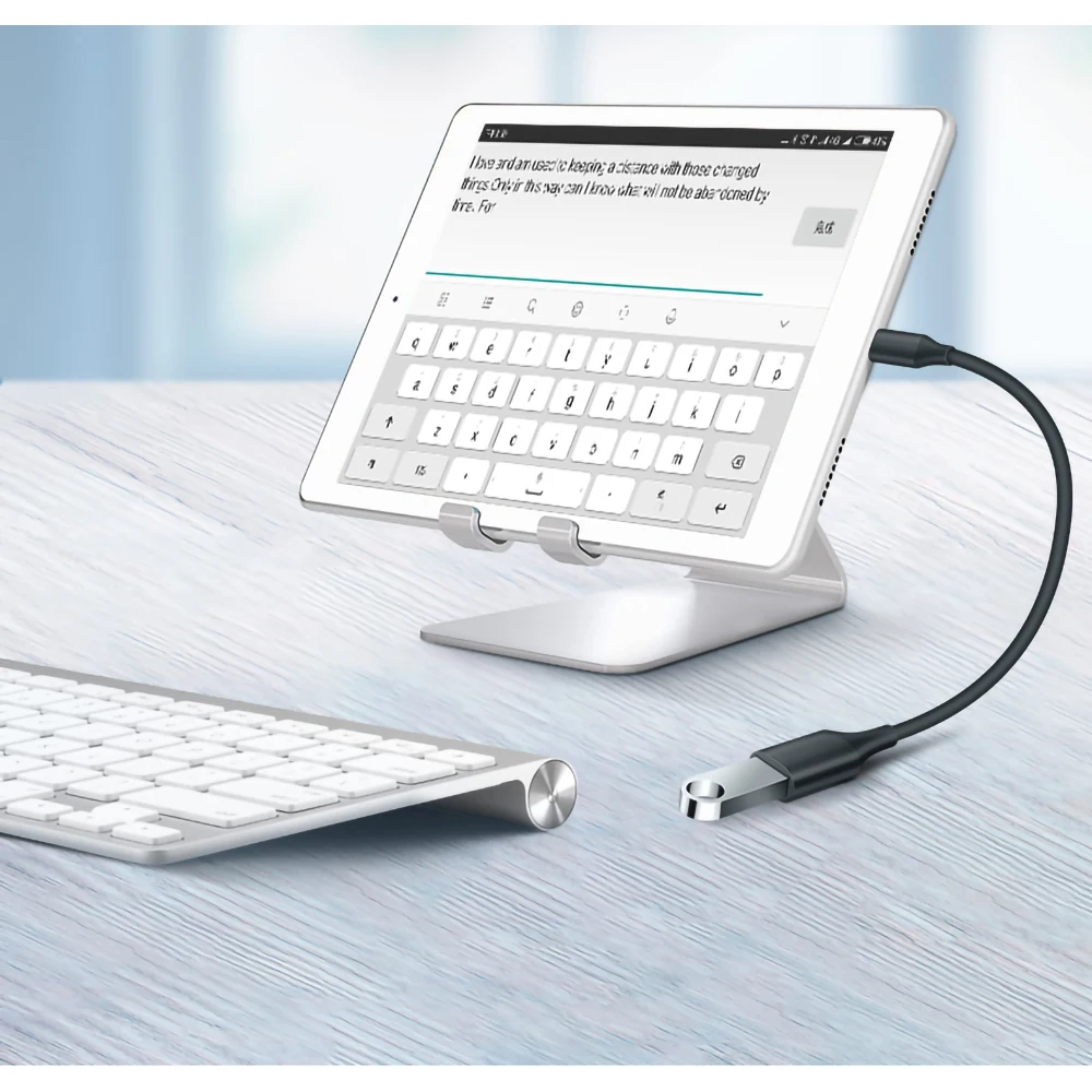 USB кабель OTG типа C для MacBook мышь геймпад планшетный ПК samsung S10 S10+ Xiaomi Mi 9 Android type-C OTG Кабель-адаптер