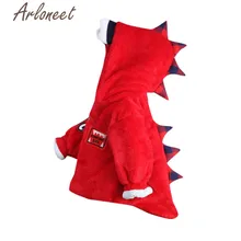 ARLONEET пальто Динозавр из мультфильма; теплое зимнее плотное пальто для маленьких девочек; свободная верхняя одежда с капюшоном; куртка на молнии; хлопковое пальто; куртка для малышей