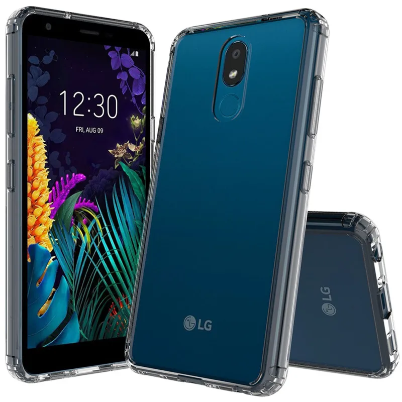 Для LG K30 чехол 5,45 ''Кристальный Гибридный Бампер прозрачная твердая акриловая задняя крышка для LG K30 2019X320 K 30 чехол для телефона s Capa - Цвет: gray