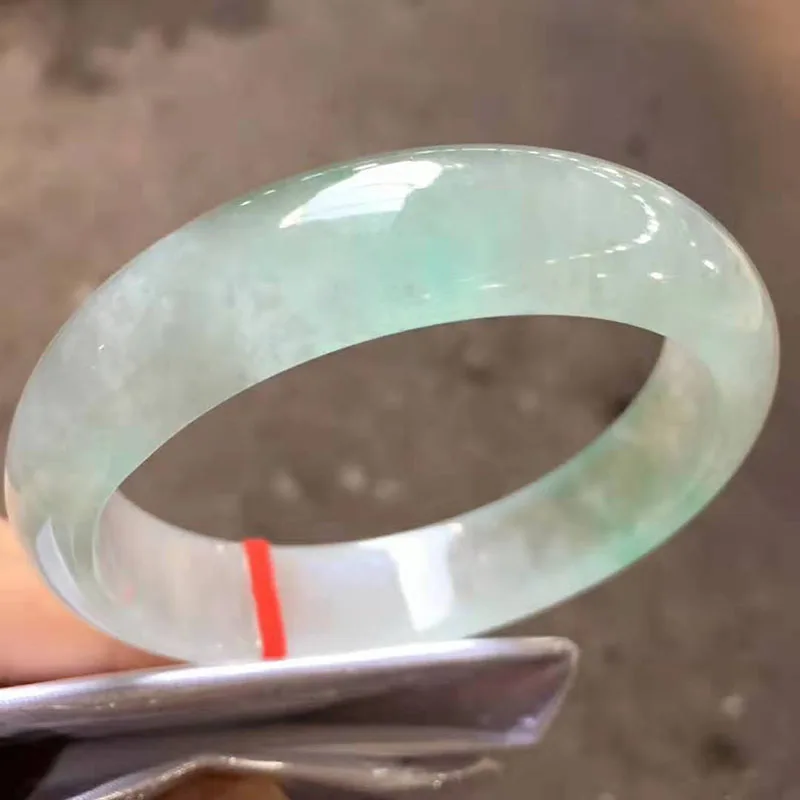 Myanmar Jadeite ice идеальный натуральный цвет браслет(включая сертификат