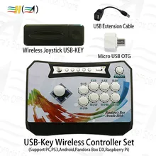 جديد باندورا صندوق لاسلكي عصا التحكم أركيد عصا تحكم لاسلكية USB-مفتاح مجموعة التحكم PS3 الكمبيوتر أندرويد التوت بي باندورا بوكس DX