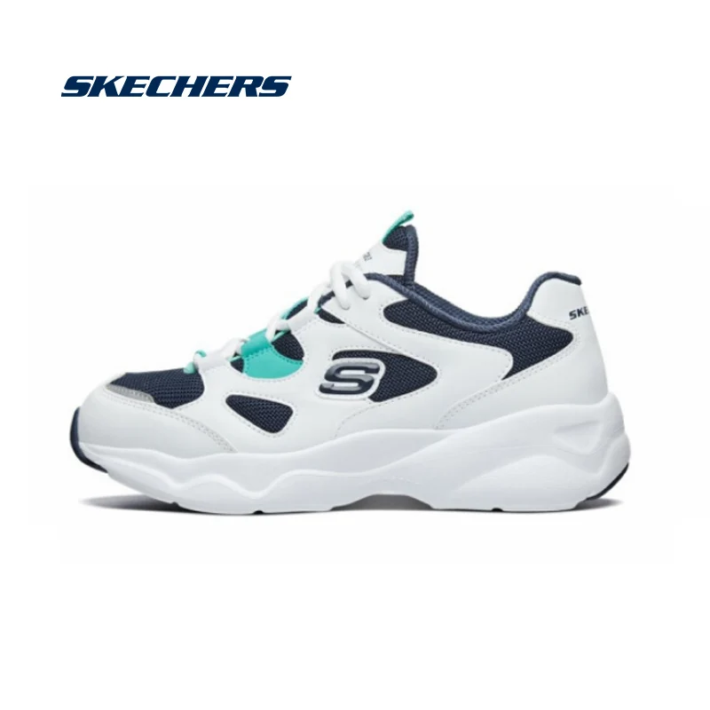 Skechers обувь для бега на платформе D'lites оригинальные женские кроссовки из натуральной кожи женская обувь инструкторов Femme 88888364-WBK - Цвет: 88888364-WMLT