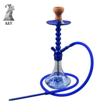 SY высокое качество стеклянная колба Кальян курительная трубка с силиконовая трубка для кальяна Chicha Narguile аксессуары