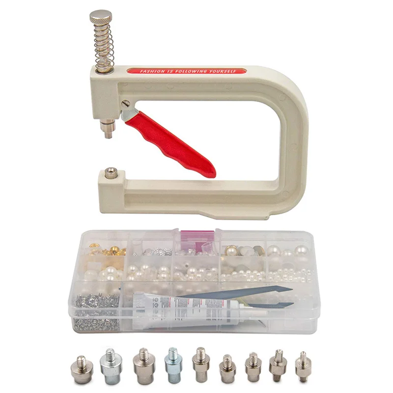 

Manual Round Pearl Fixing Machine - Pearl Attach Machine for Garments, Clothes Decoration, Beading Supplies Kit, Pearl (Bead), P