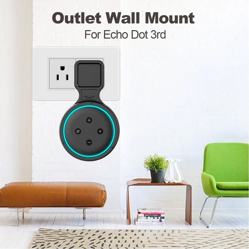 Echo Dot 3rd настенный держатель Стенд Вешалка чехол компактное решение для вашего умного дома динамик Amazon Alexa Echo Dot 3