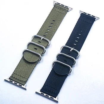 

Band For Apple Watch Series 3/2/1 38MM 42MM Nylon Soft Breathable Replacement Strap Sport Loop for iwatch series 4 5 40MM 44MM