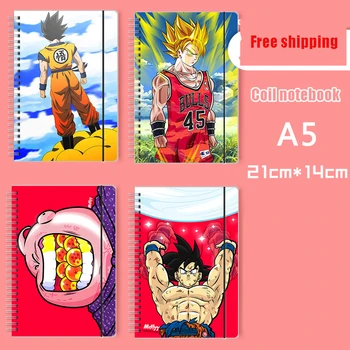 

Dragon Ball Z Spiral Coil Sketchbook Kraft Paper Notebook Sketch Painting Diary Journal Student Note Pad Book Memo Sketch Pad