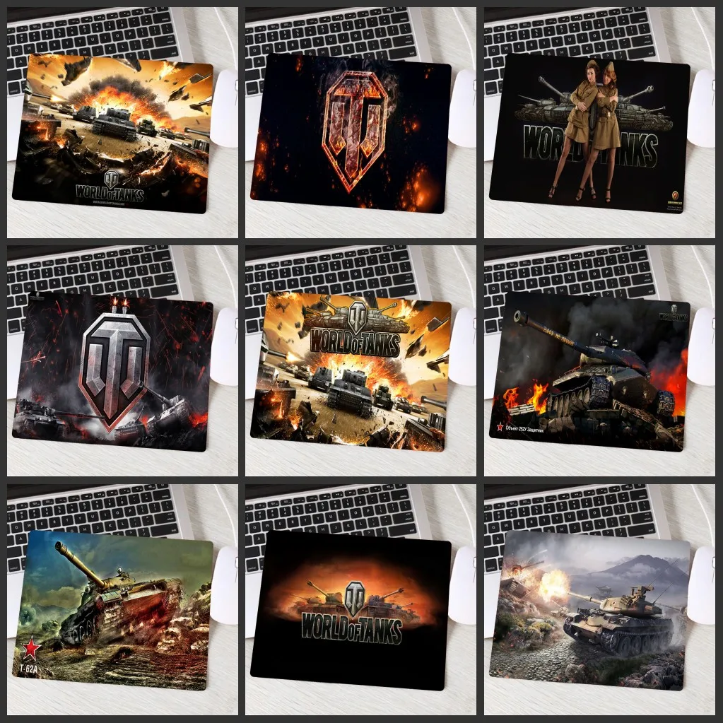 XGZ World of Tanks Anime Mouse Pad Notbook Mat Gaming pad Waterproof PC Desk mouse 22X18CM/25X20/25X29CM | Компьютеры и офис