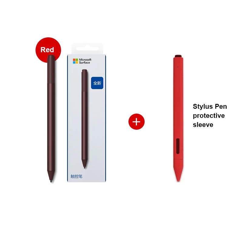 Красный Стилус microsoft Surface Pen 4096 ручка для планшета для microsoft Surface Go Pro 5/4/3/Book 142 мм Беспроводная - Цвета: Красный