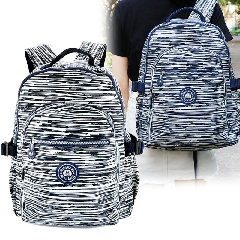 Женский водонепроницаемый нейлоновый рюкзак для путешествий, сумка для ноутбука, Большой Вместительный школьный рюкзак для девочек-подростков, женская сумка с несколькими карманами