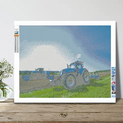 CHENISTORY 40x50cm Diamond Painting Tractor Farm Landscape Rhinestones 5D DIY Diamond Embroidery Car Mosaic Cross Stitch Craft K - Image 2
