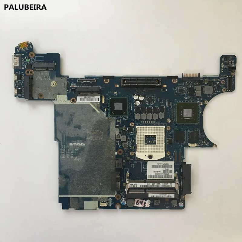 PALUBEIRA CN-0D8WN3 D8WN3 для DELL E6430 Материнская плата ноутбука QAL81 LA-7782P материнская с 4 чип VGA