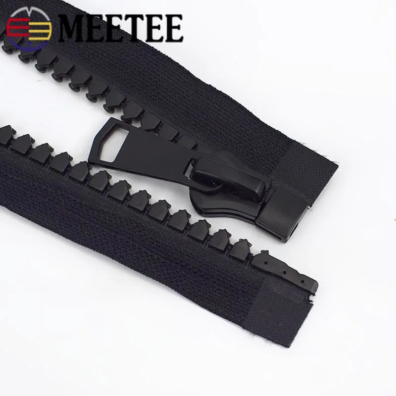 Meetee 15# открытого типа застежки-молнии смолаы 70/80/90/100 см пуховая куртка-пальто застежки-молнии для шитья DIY аксессуары для одежды