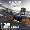 wifI FPV Mini Portable High Speed Off-Road RC Car 1:32 Strong Shock Absorber Video Camera Dual LED Light Remote Control Car Toy 2